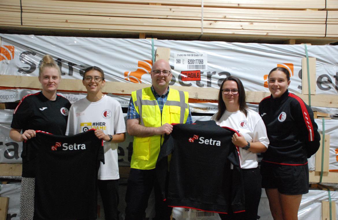 Sponsorship Appreciation; We would like to say a massive thank you to Setra Wood Products for their continued support and sponsorship in the upcoming season with new arrival kit for the Women❤️🖤 <a href="/HerGameToo/">Her Game Too</a>