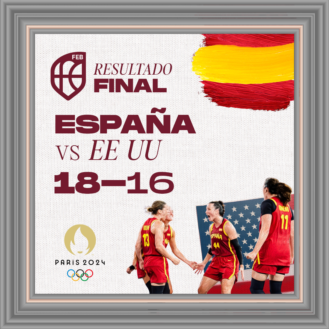 🇫🇷 <a href="/Paris2024/">Paris 2024</a> | SIIIIIIII‼️ Lo han conseguido‼️

La #SelFEM3x3🇪🇸 gana y peleará por el ORO 👊

🏆 Semifinales #Olympics   
🇪🇸 🆚 🇺🇸 FINAL | 18-16
📌 Plaza de la Concordia (París)

#3x3Basketball #LaFamilia #SomosEquipo