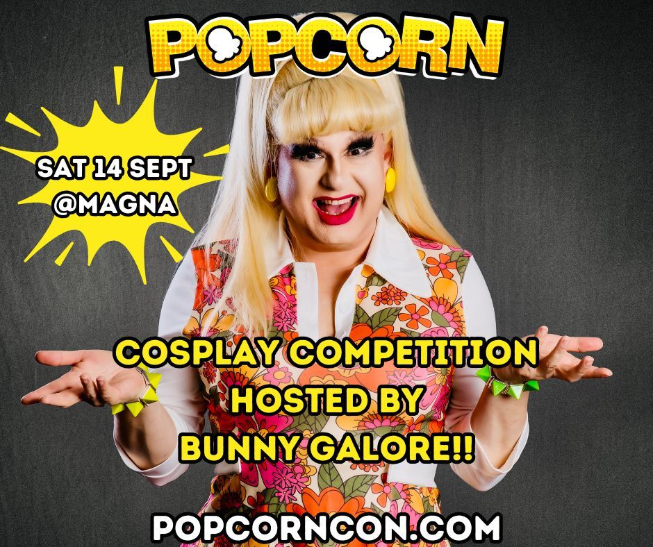 HorrorConUK (@horrorconuk) on Twitter photo 📢 Great news! The🍿Popcorn Cosplay Comp hosted by Bunny Galore is open! It was a highlight last year & we look forward to seeing your amazing costumes!! 3 categories🧑Adults (18+) 🧒Young Adults (8-17) and👶Younglings (0-7) To sign up email Popcornconvention@gmail.com #cosplay 📢 Great news! The🍿Popcorn Cosplay Comp hosted by Bunny Galore is open! It was a highlight last year & we look forward to seeing your amazing costumes!! 3 categories🧑Adults (18+) 🧒Young Adults (8-17) and👶Younglings (0-7) To sign up email Popcornconvention@gmail.com #cosplay