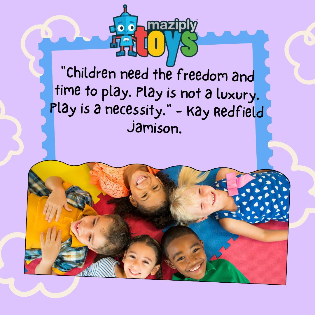 Maziply's tweet photo. At Maziply Toys, we believe in the power of play to unlock creativity and joy in every child. Come find the perfect plaything to light up your child's world and make every day an adventure.  #PlayIsEssential #MaziplyToys #ChildhoodJoy #ToysForLearning https://t.co/7YOVOfrbLf
