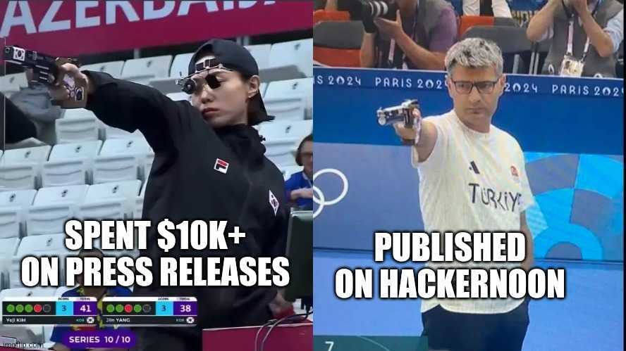 hackernoon's tweet image. 🚀 Shoot Your Way to 5k+ Readers For Your Press Release - Publish Your Technology Press Release with HackerNoon
business.hackernoon.com/technology-pre…
#Olympics #Yusuf_Dikec #hackernoon #pr #publishing