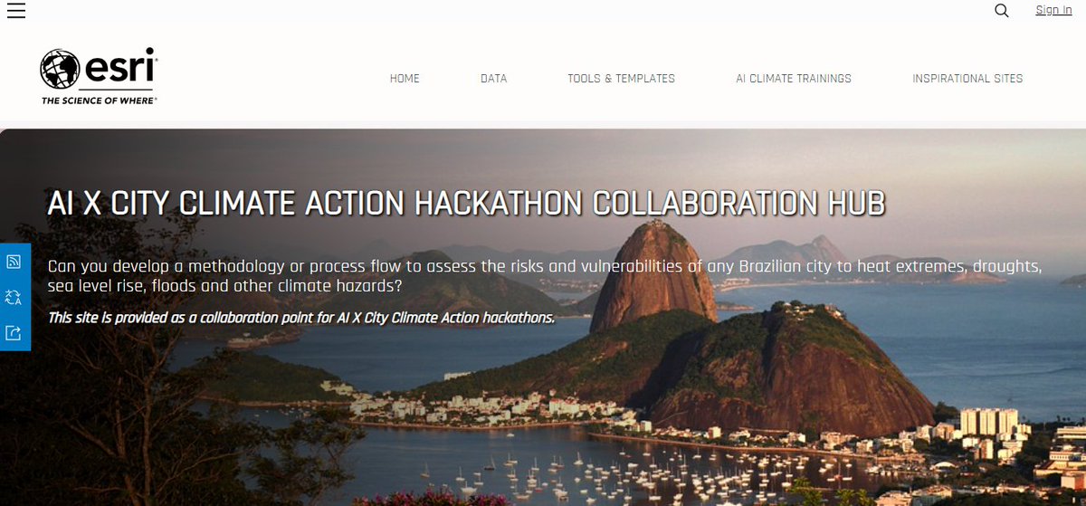 Esri GIS Education (@gised) on Twitter photo Esri is supporting the AI x City Climate Action Hackathon! Join the 80+ other teams building solutions using #ArcGIS and data 💻 Explore the hackathon 👀 esri.social/RsZg50SRj4A
<a href="/Mayors4Climate/">Global Covenant</a> Esri is supporting the AI x City Climate Action Hackathon! Join the 80+ other teams building solutions using #ArcGIS and data 💻 Explore the hackathon 👀 esri.social/RsZg50SRj4A
<a href="/Mayors4Climate/">Global Covenant</a>