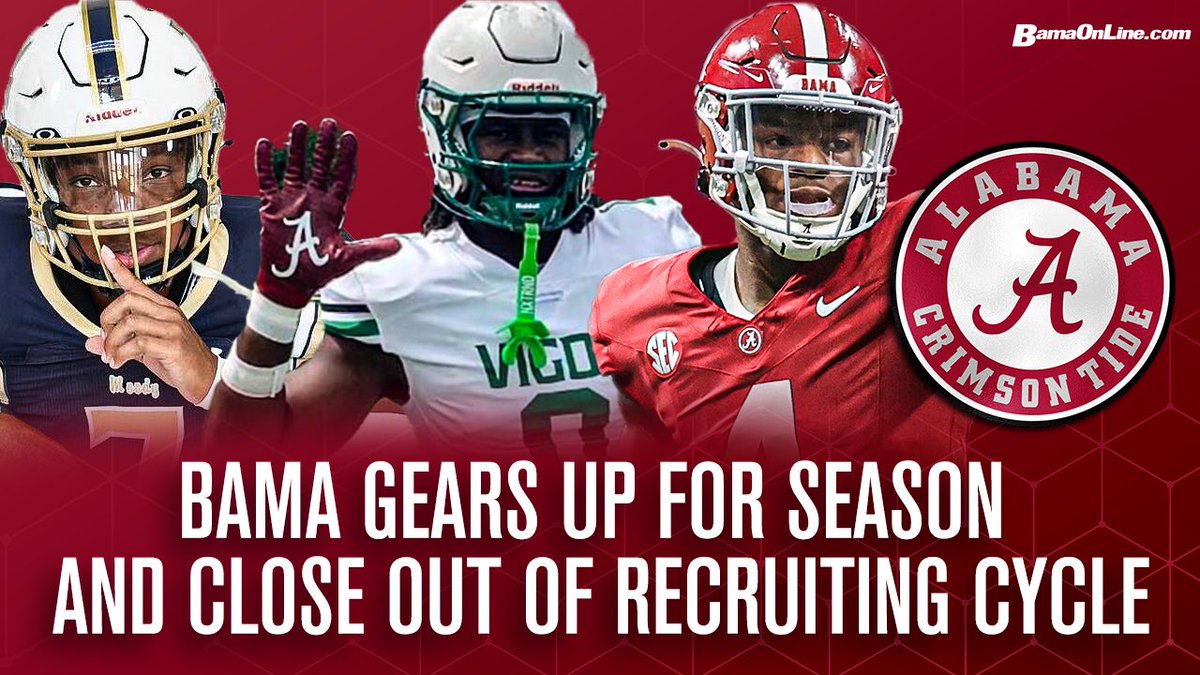 WATCH: BOL’s staff discusses start of fall camp, new LANK documentary, and where things stand with Bama recruiting.

— Talking latest in-state commitments 

— What to expect from rest of the 2025 recruiting class

— Expectations for the year

&amp; more!!

➡️ on3.com/teams/alabama-…