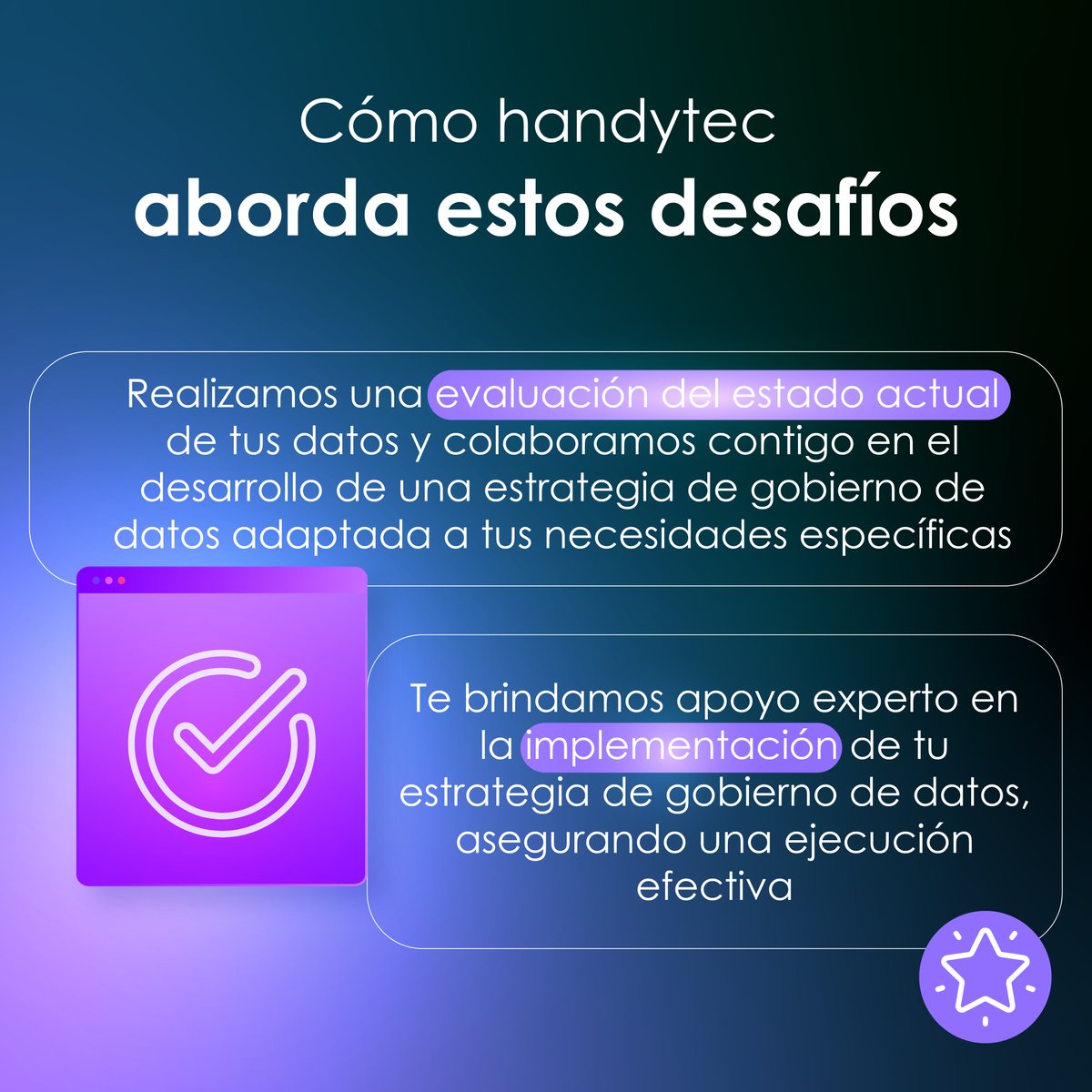 handytec's tweet photo. Desafíos de #GobiernoDeDatos superados!
En handytec te ofrecemos soluciones a medida para alinear tu programa de #datos con tus metas empresariales. 📊🚀
Evita restricciones innecesarias y potencia la innovación con nuestra ayuda experta.