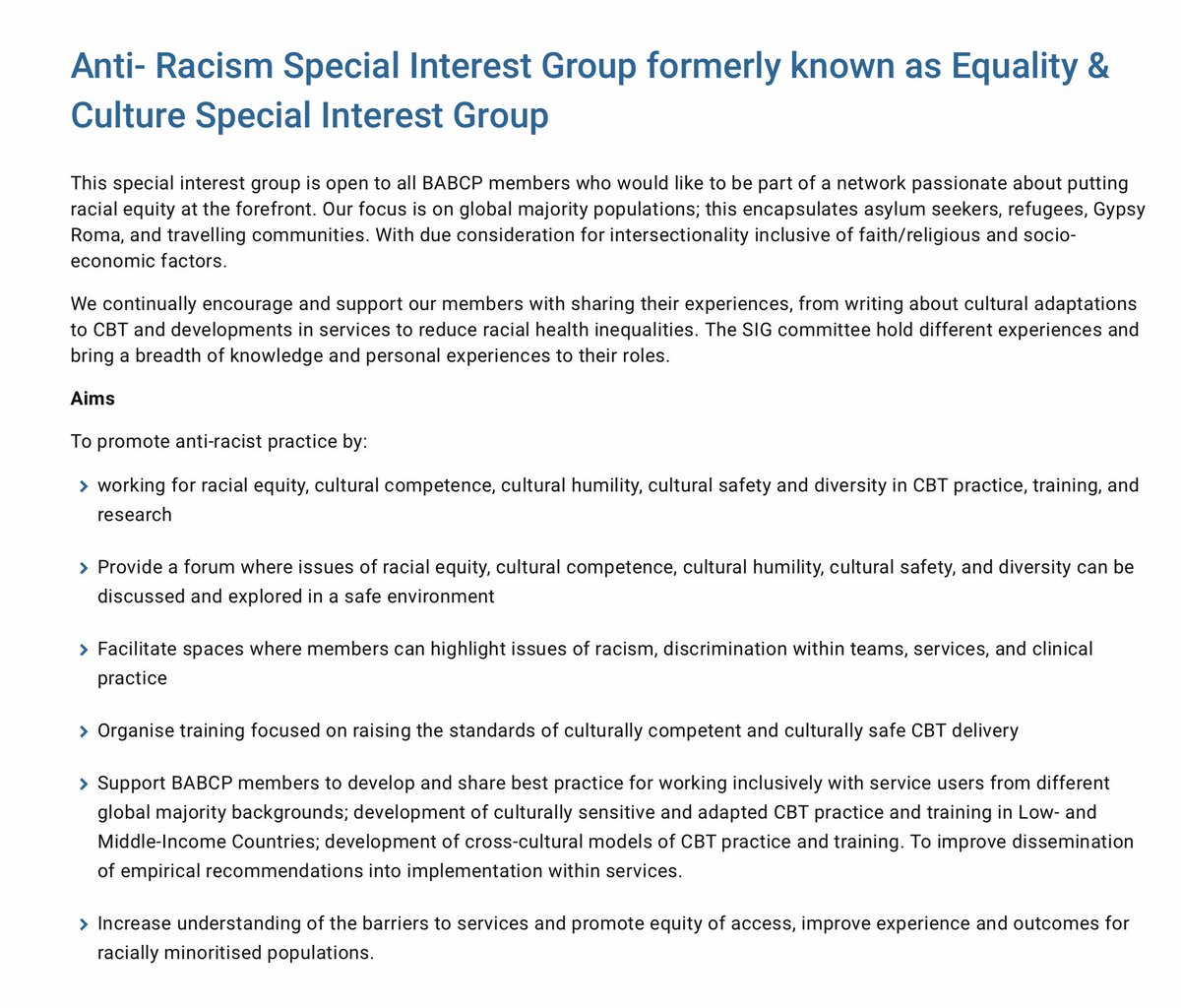Really important to see this message from our CEO and President.  It's so important that we are able to talk about this and support our patients, friends and colleagues during this awful time. Join the Anti-Racism SIG.