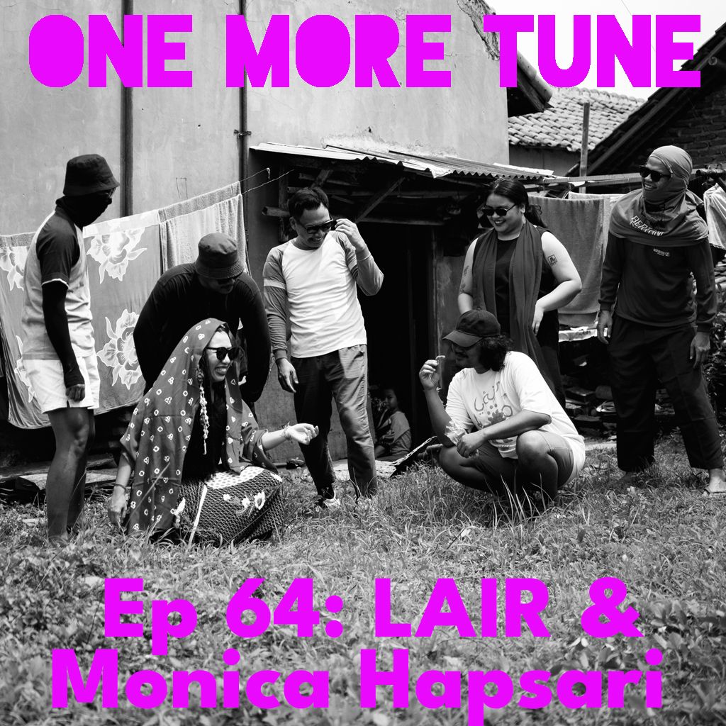 OneMoreTunePod's tweet photo. #Indonesian psych -soul/funk outfit @lairmusik and @moniciahapsariAB talk collaboration with Go Kurosawa of #Kikagakumoyo, comedy frequencies and asking permission to smoke on ep 64 https://t.co/jqI5QEIXFO #musicpodcast https://t.co/H91sOhR5u6