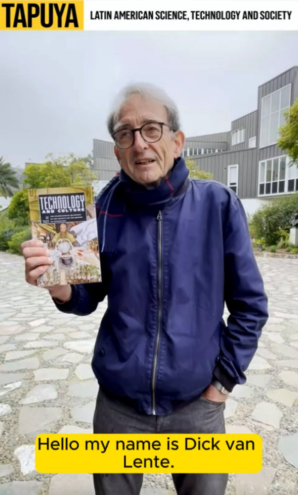 📰[NEWS]

Meet participants of the ICOHTEC-SHOT 2024 conference.

This time we hear from Dick van Lente, Book Review Editor of Technology and Culture, who shares insights about the journal!📑

✨Stay tuned and watch more at tapuya.org/news/
#SHOT #ICOHTEC
📹<a href="/joseragas/">Jose Ragas</a>