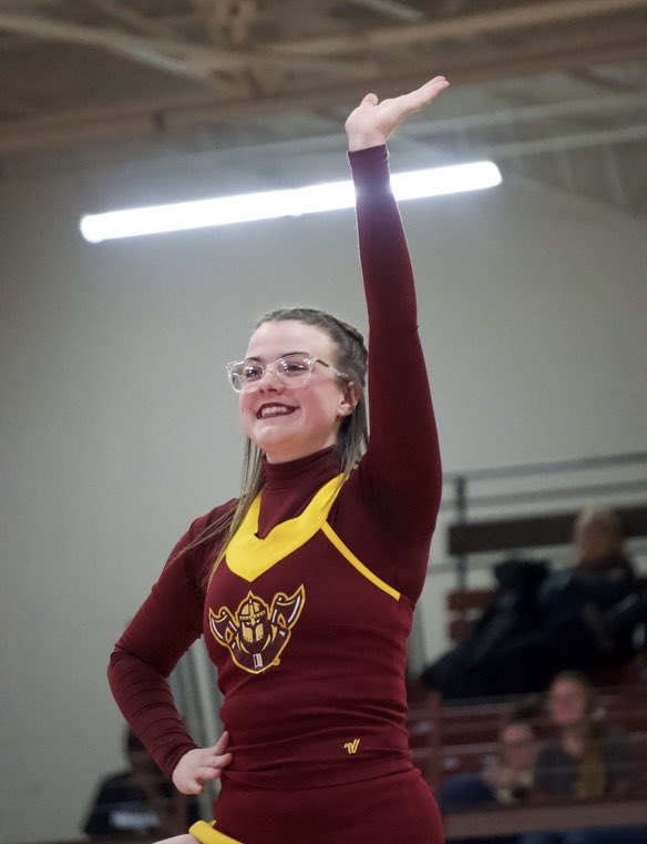 ‼️SIGNED‼️

Please welcome Makynna B. to our cheer team! She is a transfer from Indian Hills &amp; will add more tumbling to our program! 

WELCOME TO THE FAM💙💛
