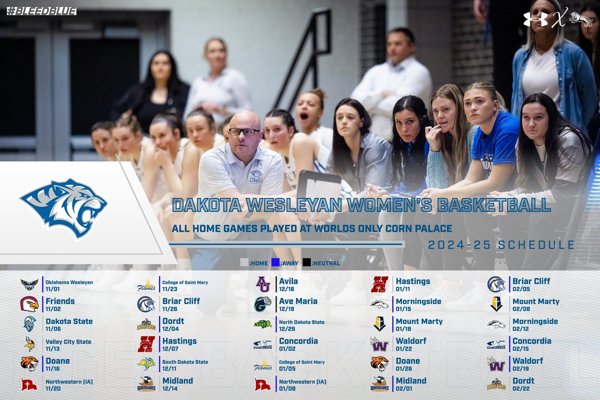 Attention fans! 🐯 Our women's basketball schedule has dropped, and the Tigers are ready to roar! Join us for a season of fierce competition and unforgettable moments. Let’s show our stripes! 🏀 

#BleedBlue x #DWUdifferent