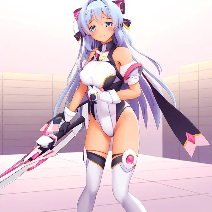 CG→線画→着色による2Pカラー妄想 