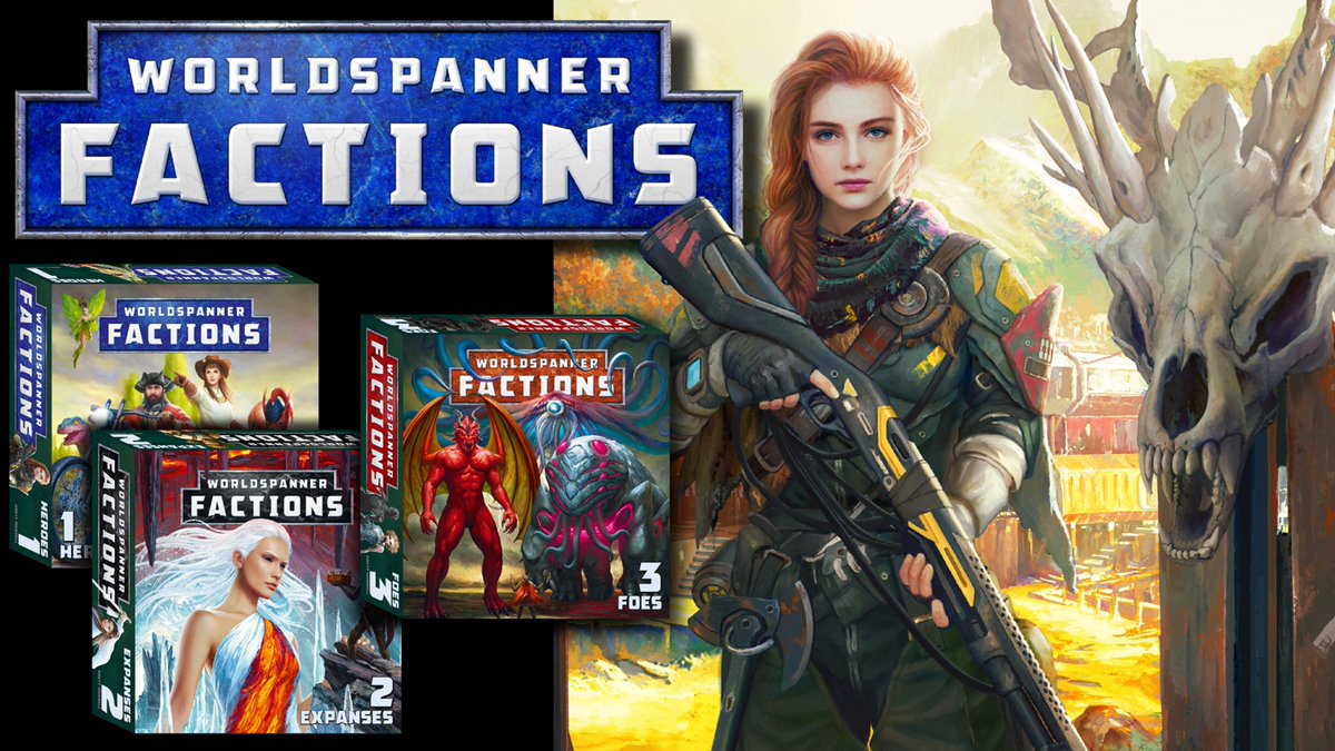 3 days left before the Worldspanner Factions crowdfunding campaign closes on Gamefound! Don't miss it. And thanks to all you who supported it. Our "maximum possible" funding estimate was $130k, and we've broken beyond that. Amazing!

gamefound.com/en/projects/wo…
