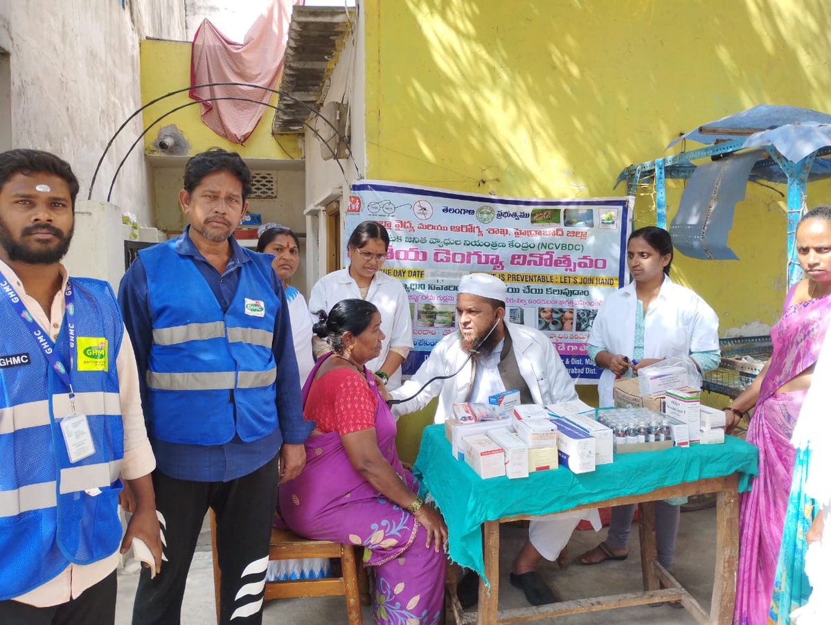 ZC_SLP's tweet photo. Health Camps special drive is  conducted in identified hotspots for mosquito-borne diseases, in coordination with the Medical &amp; Health Department.
#Hyderabad #GHMC
#SerilingampallyZone 
@GHMCOnline
@CommissionrGHMC
@gadwalvijayainc
@TGMAUDOnline
@PrlsecyMAUD https://t.co/1DCFnzvc2P