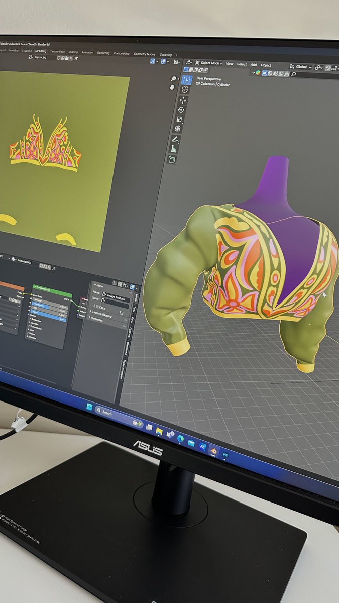 Keeps on experimenting with my Dolls dress! want to see how I can collaborate fashion with Dancing Dolls NFTs.

Enjoying the process anyways!

#WIP #learning #digitalfasion #NFt #fashionandNFT