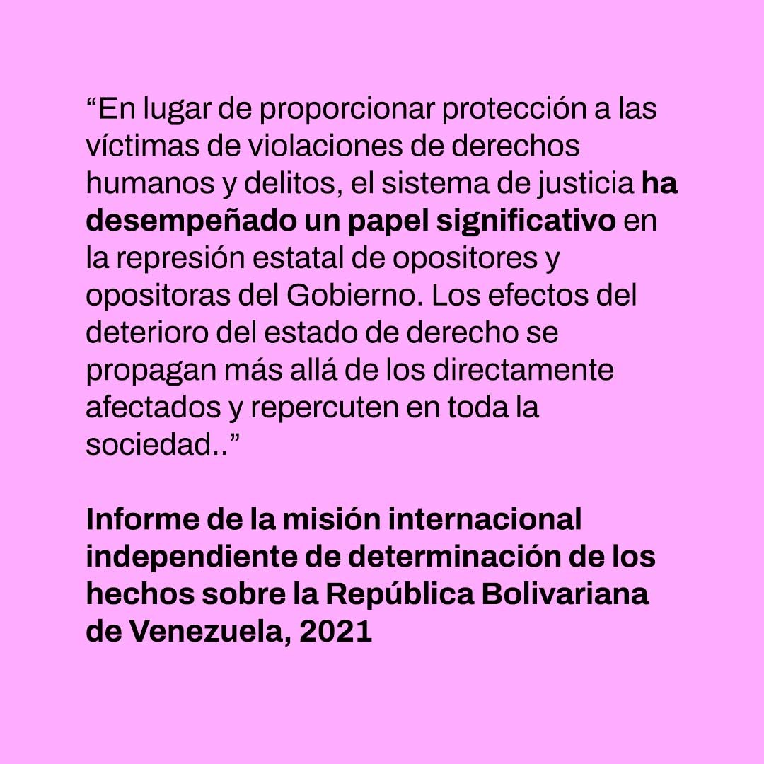 Por qué el Tribunal Supremo de Justicia (TSJ) no es el ente idóneo para resolver la crisis venezolana? La Misión Internacional Independiente de Determinación de Hechos ONU lo respondió en su informe de finales 2021