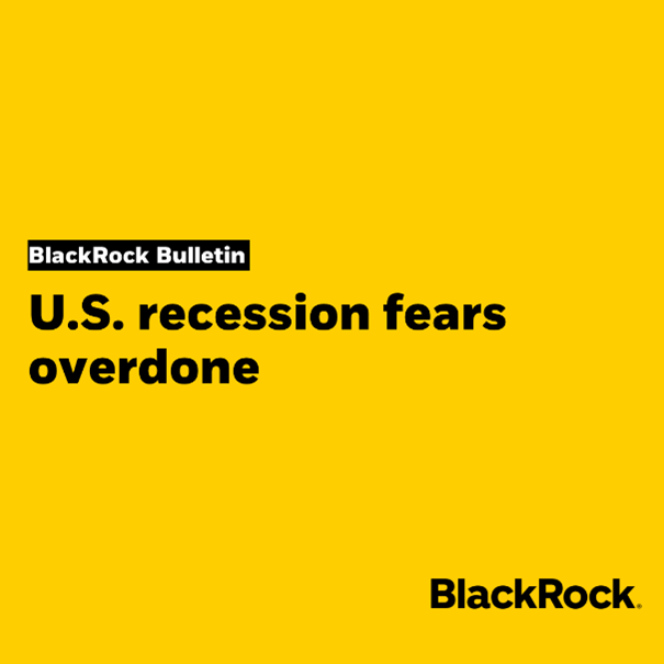 Global risk-off sentiment has intensified, partly on fears of a U.S. recession. Read our special BlackRock Bulletin to discover why we think those fears could be overdone and what it means for investors 👉1blk.co/3ytODe8