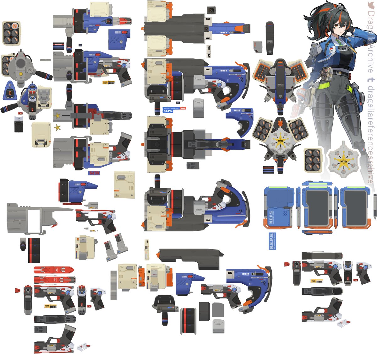 DragaliaArchive's tweet photo. Model references for
Zhu Yuan - Zenless Zone Zero https://t.co/XX2psTWZXx