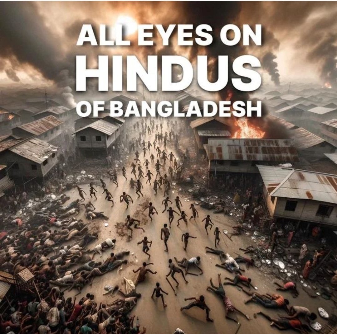 All Eyes on Bangladesh! Save Hindus!

#SaveBangladeshiHindus #Hindu
#AllEyesOnBangladeshiHindus