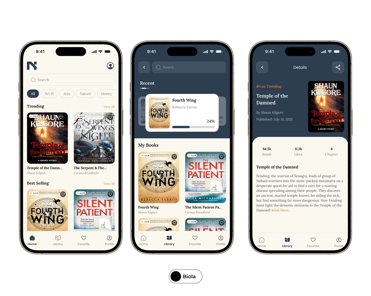 blesss___ed's tweet image. Day 18/20, today i designed an ebook app, feedbacks are always welcome. #UIDesign #UXDesign #EbookApp #DesignInspiration #EbookLovers #UIDesign #UXDesign #DesignChallenge #MobileDesign #Darkmode #Design