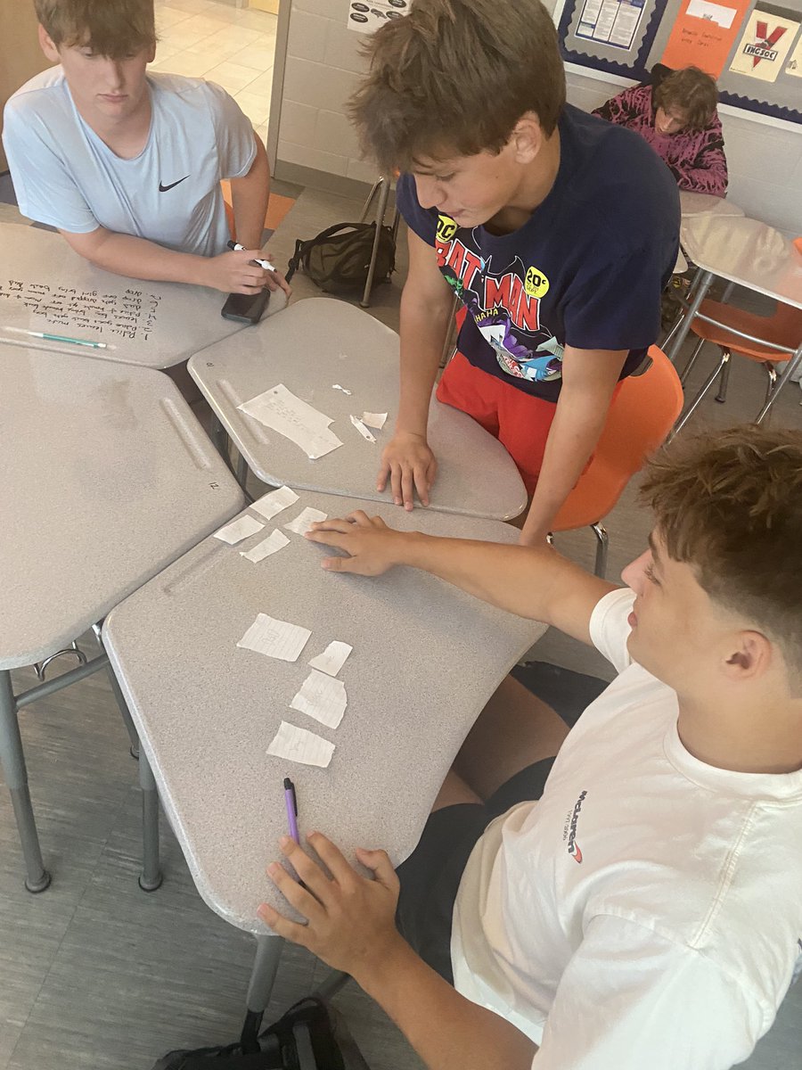 Solving IQ puzzles to teach outlining and cogency in writing. #OneEast