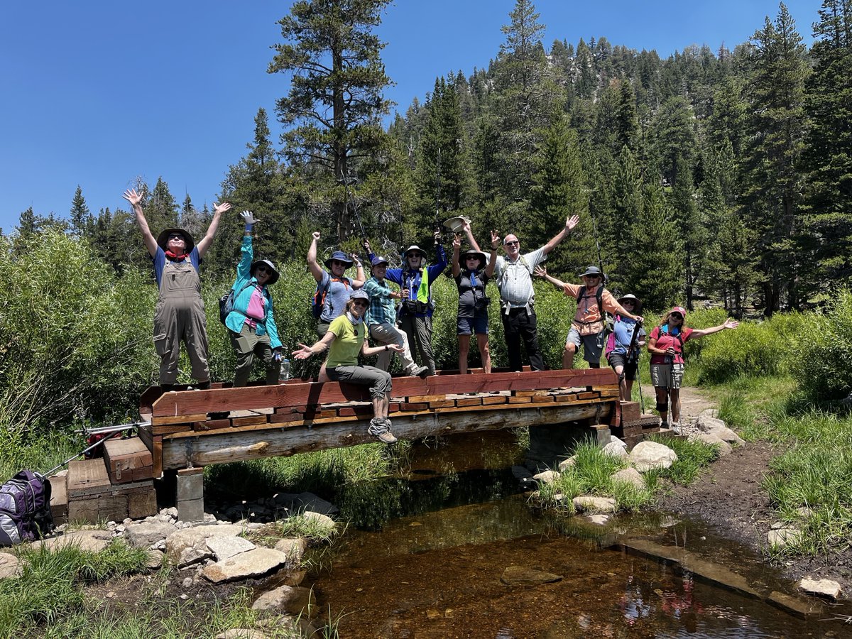 We love our supporters! We took some of our members out on a hike through Big Meadow, with a shuttle service and lunch to sweeten the experience.  All new membership fees are MATCHED until Labor Day! tahoerimtrail.org/become-a-membe……
