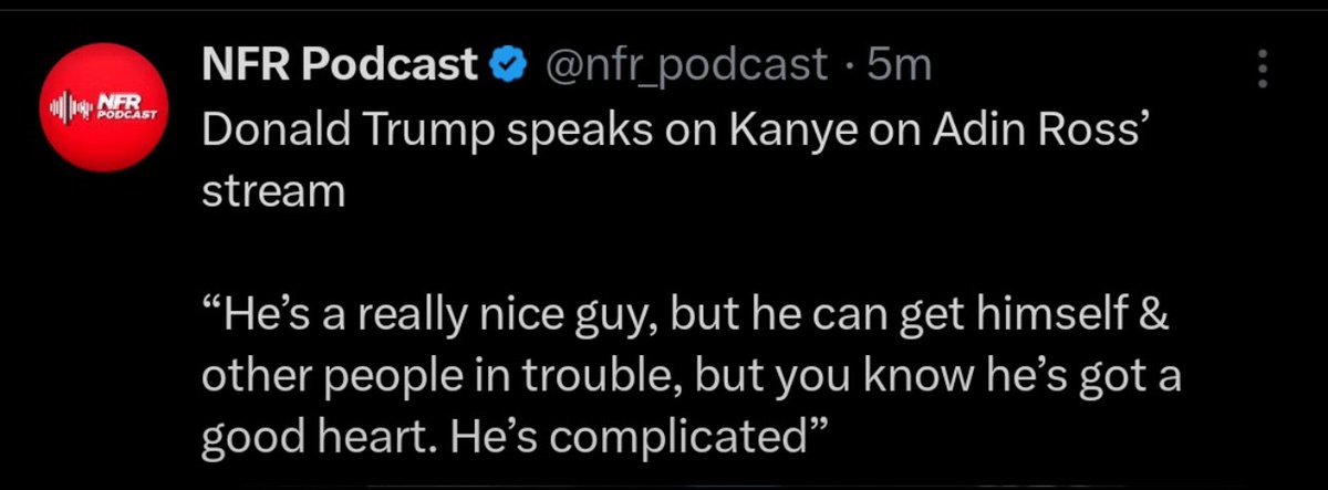 JustinRYoung's tweet photo. Trump talks about Kanye the way Senate Republicans talk about Trump to reporters. https://t.co/5ATH88gqO4