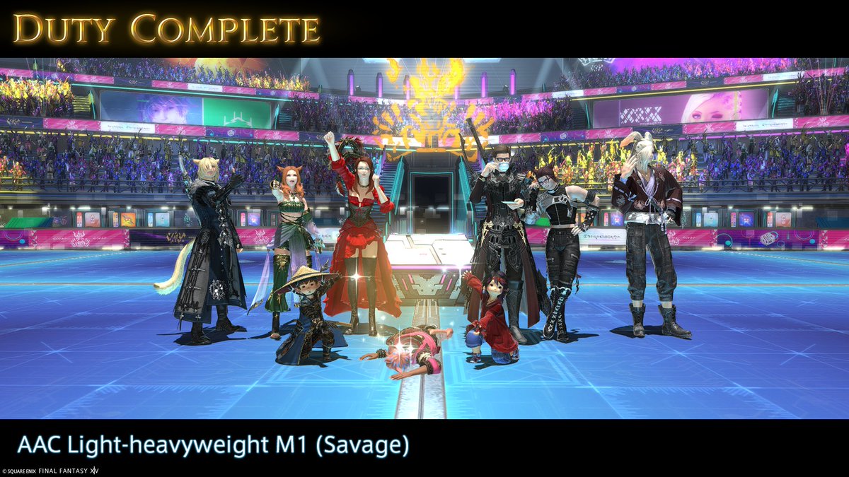Cloud_Haze's tweet photo. M1S down! 
Fun fight, but still getting the hang of Pictomancer.  
Now time to enjoy Bee music on loop! Can't wait! 🐝 #FFXIV https://t.co/k3cNNQBnc0