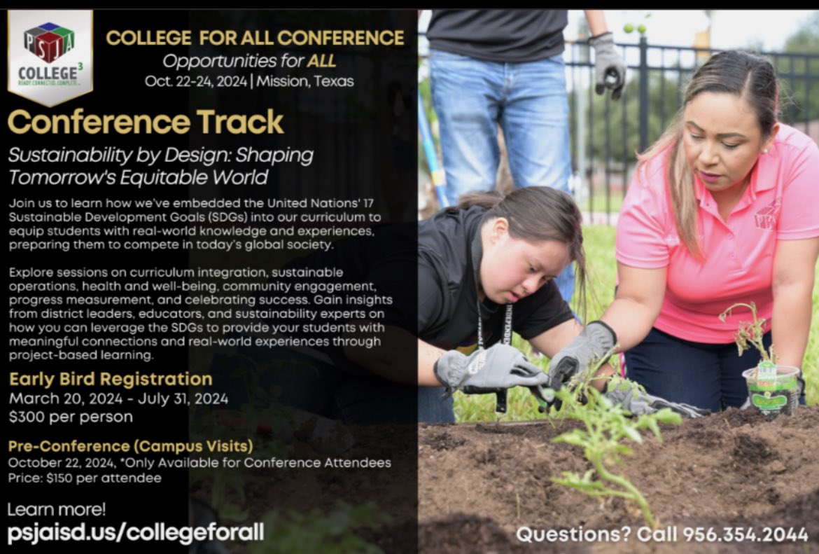 Discover why <a href="/PSJAISD/">PSJA ISD</a> is a trailblazer in offering diverse academic opportunities for ALL students - earning accolades at the state and national level. 🚀

Register now to unlock a world of opportunities! college4all.psjaisd.us

#PSJALeads #CollegeForAll #EducationTransformed