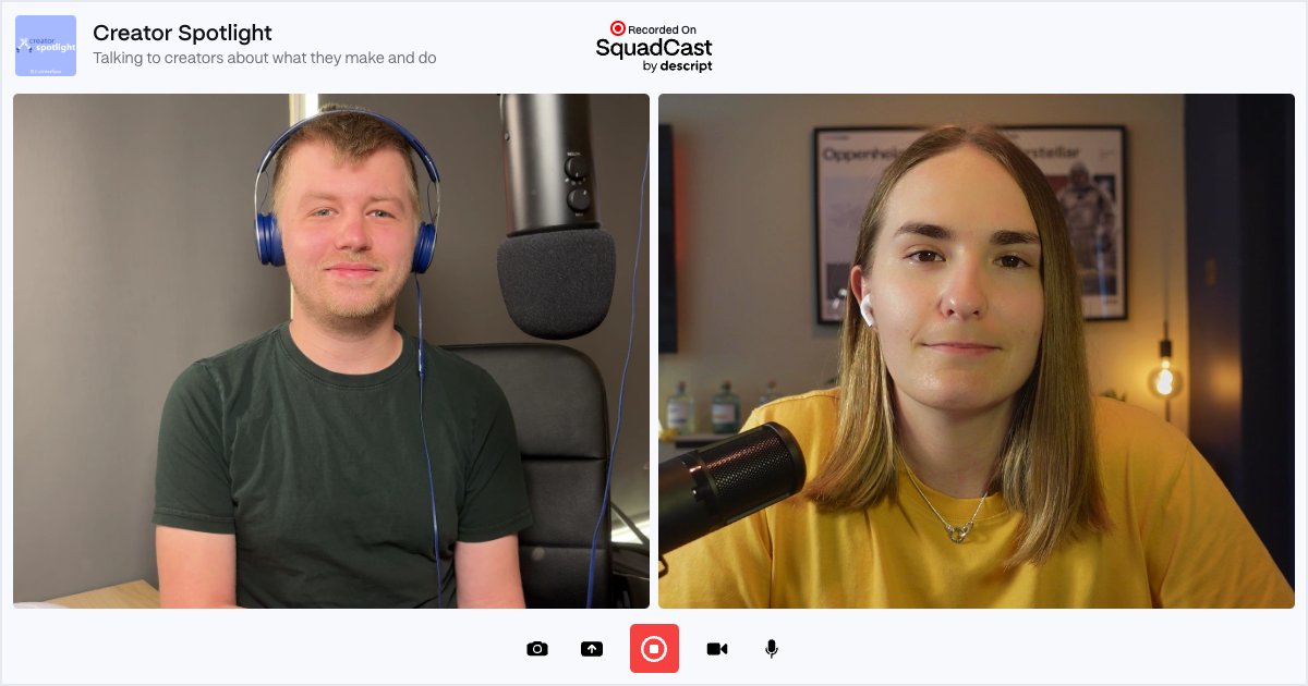 NEW EPISODE: In this episode, <a href="/alexlowe30/">Alex Lowe</a> spoke to Lucy Brown who is best known for her work on <a href="/DRIVETRIBE/">DRIVETRIBE</a>, What Next? and other videos with James May. We spoke about how she even started working at DriveTribe, learning to film and some advice for other people.

Proudly recorded