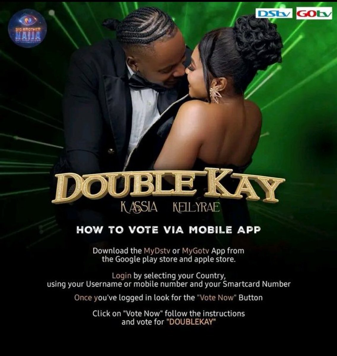RuoreenTreats's tweet image. This is not the time for epistle ooo #doublekay lovers, #KSquad #KStars , #Neutrals, Infact everybody please let’s attack the polls for DoubleKay, we must not disappoint them. gather gather o. Vote, vote, vote #BBNaija #bbnaijaseason9