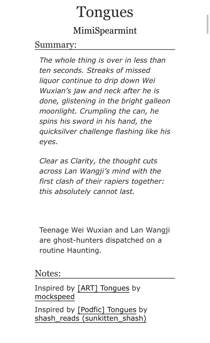 SpearmintMimi's tweet photo. And we’re off! If you were one of the v fast people who got a sneak peek when I accidentally posted part of the draft, all of chapter 1 is now live! We have:

👻modern with magic
👻teenxian and teenji
👻a New Zealand casefic 

@sunkitten_shash @lieutenant_ruby @mock_speed https://t.co/7IImiGT9xk