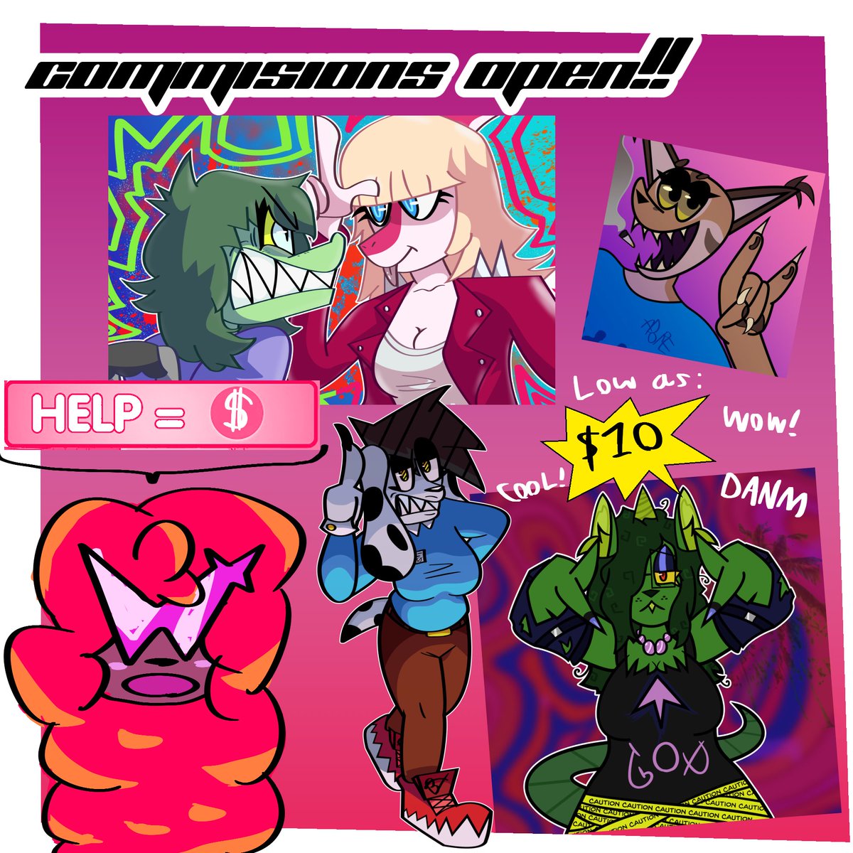 SLOTS OPEN!!

I have 5 slots total, DM me if you're interested