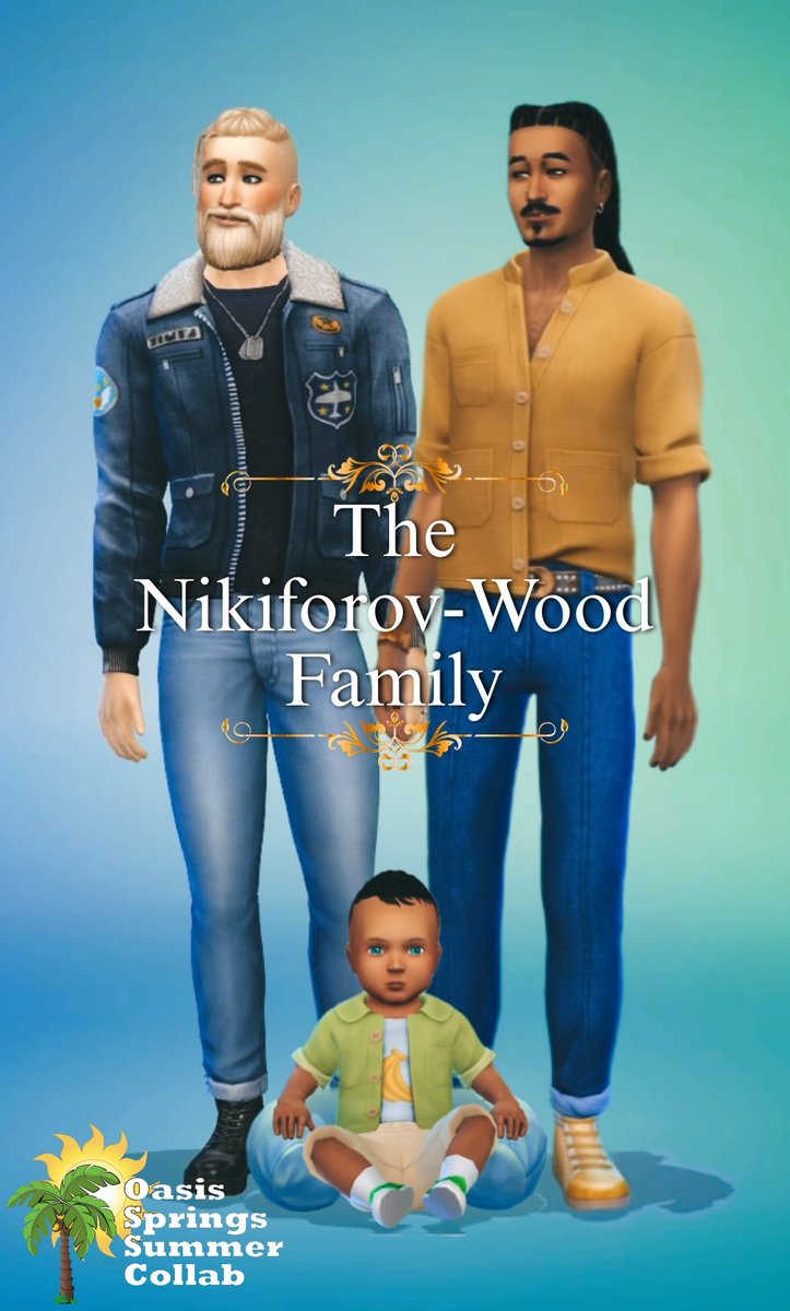 MadameSkorpio's tweet photo. Say hello to the Nikiforov-Wood Family!! Just a pair of husband's taking on fatherhood in a BEAUTIFUL house built by @Niscenna for the #OasisSpringsSummerCollab!!
#OasisSpringsSummer #TheForest #AcathySims #ShowUsYourSims #NoCC #TheSims4 #Console https://t.co/1MPbzo9fRC
