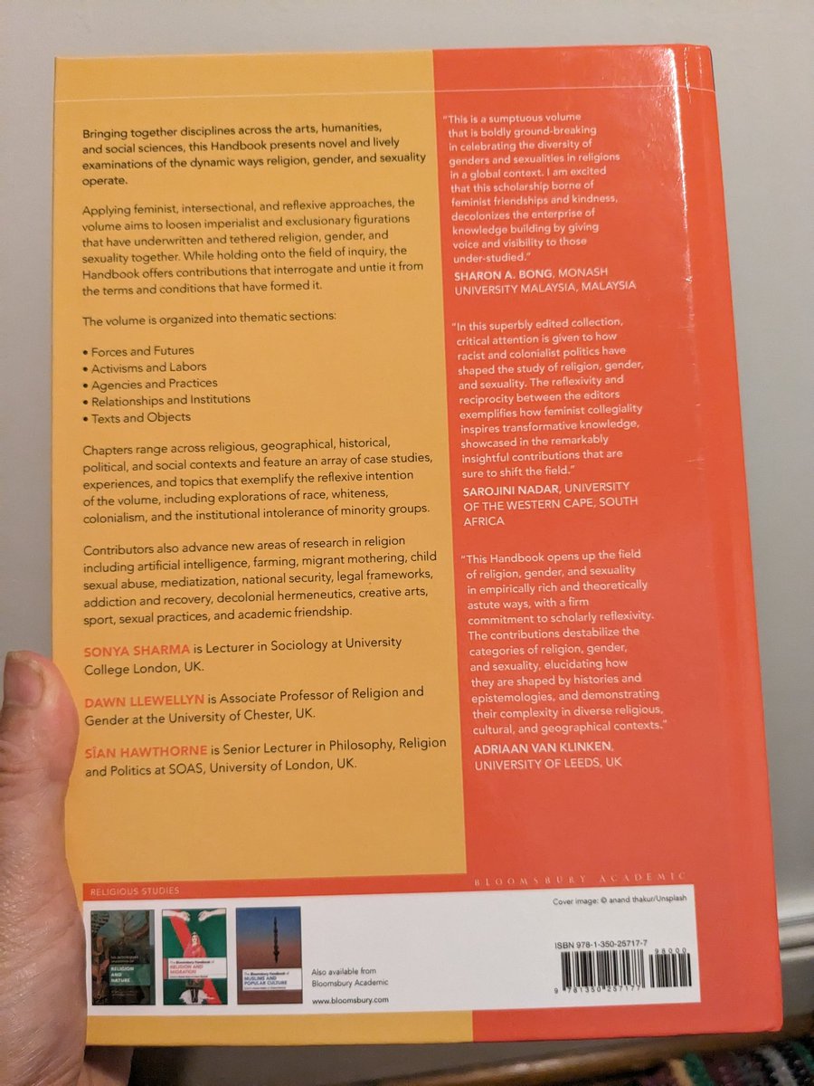 Dr Dawn Llewellyn (@dawnllewellyn) on Twitter photo Delighted this arrived today! Thank you to <a href="/Pomegranate101/">Sianana</a> Sonya for the adventure! And to our authors, <a href="/BloomsburyRS/">Religious Studies</a>
<a href="/trschester/">@trschester</a> <a href="/uochester/">University of Chester</a> Delighted this arrived today! Thank you to <a href="/Pomegranate101/">Sianana</a> Sonya for the adventure! And to our authors, <a href="/BloomsburyRS/">Religious Studies</a>
<a href="/trschester/">@trschester</a> <a href="/uochester/">University of Chester</a>