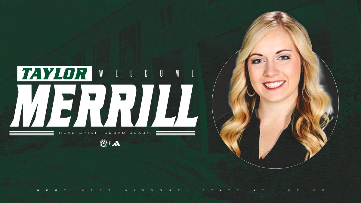 bearcatsports's tweet image. Northwest Missouri State University Director of Athletics Dr. Andy Peterson has hired Taylor Merrill as head spirit squad coach for the Bearcats.

bit.ly/4cgmEMT

#OABAAB