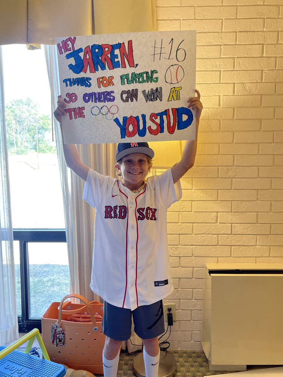 schleif5's tweet photo. Ready to sweat it out at the K to catch our favorite players in action! 

@RedSox @Jared_Carrabis https://t.co/zcmbfihatL