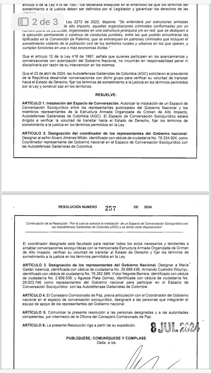 DavidQuintero42's tweet photo. El gobierno iniciará conversaciones  sociojuridicas con el Clan del Golfo. Por parte del Gobierno estará María Gaitán, nieta de de Jorge Eliecer Gaitán. Por parte del Clan estará alias Chiquito Malo. https://t.co/FNdWJkYb5K