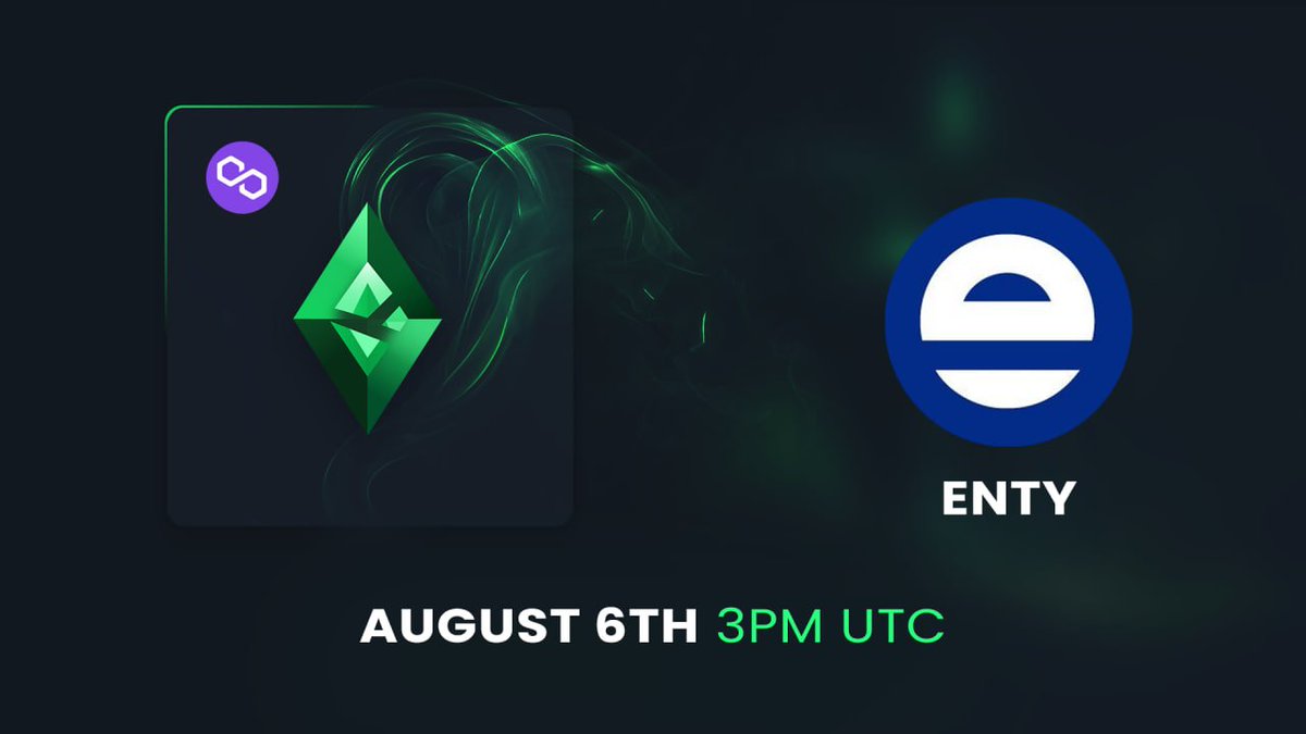 💎 ENTY PRESALE ANNOUNCEMENT 💎

We're proud to announce the presale for <a href="/Enterapp_io/">$ENTY Token</a>.
Their presale is taking place today at 3pm UTC! 🕗

✅ Presale link: gempad.app/presale/0xE534…

#Polygon #Presale #DeFi #MATIC #Web3