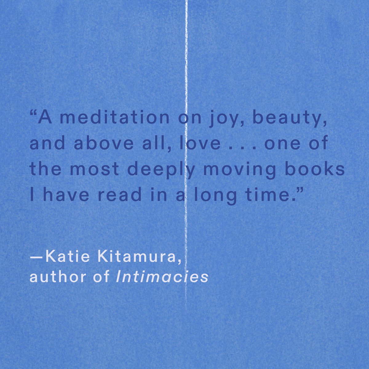 I'm grateful to Colm Tóibín, Kaveh Akbar, Miranda July, Raven Leilani, Sarah Moss, Katie Kitamura, &amp; Phil Klay for these words about SMALL RAIN. 1/2

SMALL RAIN is out 9/3 in the US. Please preorder from your local bookstore, or online here: us.macmillan.com/books/97803742…