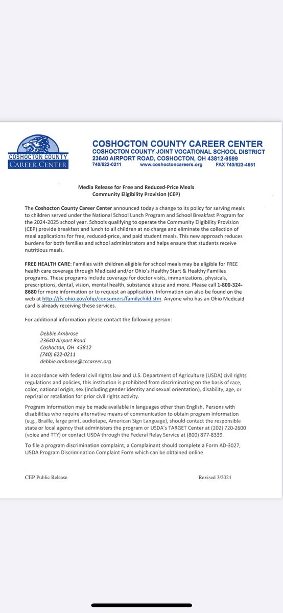 Coshocton County Career Center tweet media