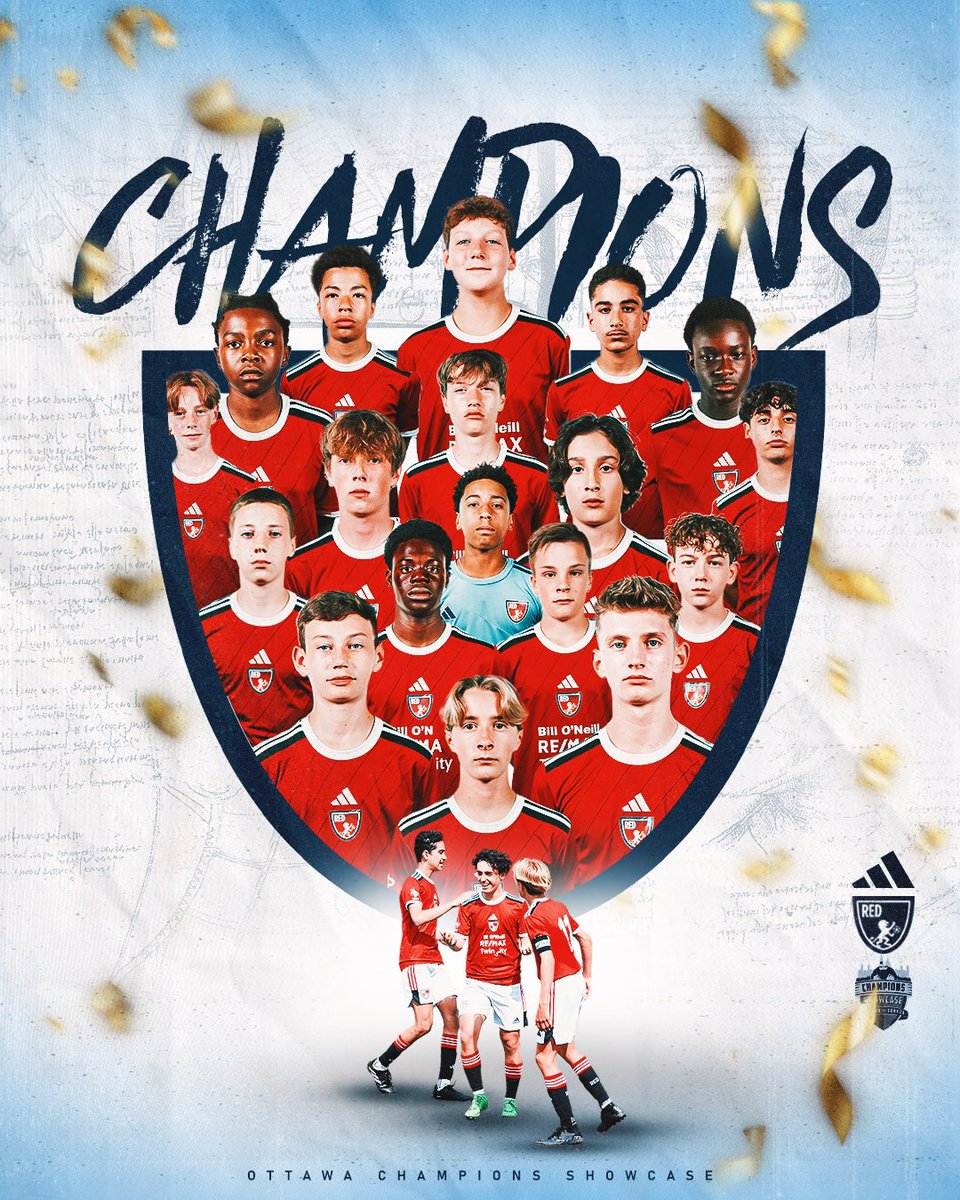 Our U14s are the Ottawa Showcase CHAMPIONS! 

The team won all four games on their way to lifting the trophy. Congratulations, lads!

#redacademyofsoccer