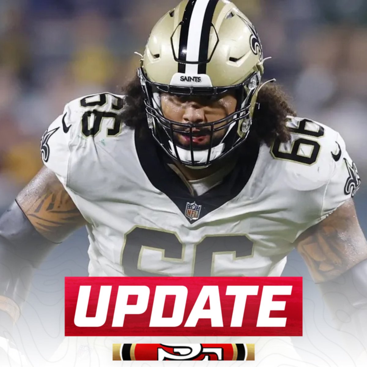 The #49ers have signed OL Lewis Kidd and placed OL Pat Elflein (calf) on reserve/injured list, per <a href="/AaronWilson_NFL/">Aaron Wilson</a>