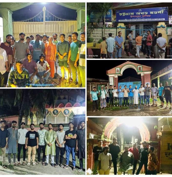 This is Real News Tonight in #Bangladesh 

Everyone is coming forward to protect the temple in different places.

<a href="/dhruv_rathee/">Dhruv Rathee</a> <a href="/TheDeshBhakt/">The DeshBhakt 🇮🇳</a> <a href="/niiravmodi/">🐠</a> <a href="/dhruvrahtee/">Dhruv Rathee (Parody)</a> <a href="/zoo_bear/">Mohammed Zubair</a>