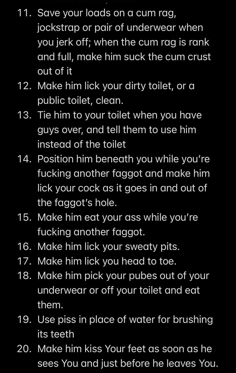 sub_slave24's tweet photo. Some of the ways I liked to be used. Feel free to add more in the comments https://t.co/QpfSDQ8kKu