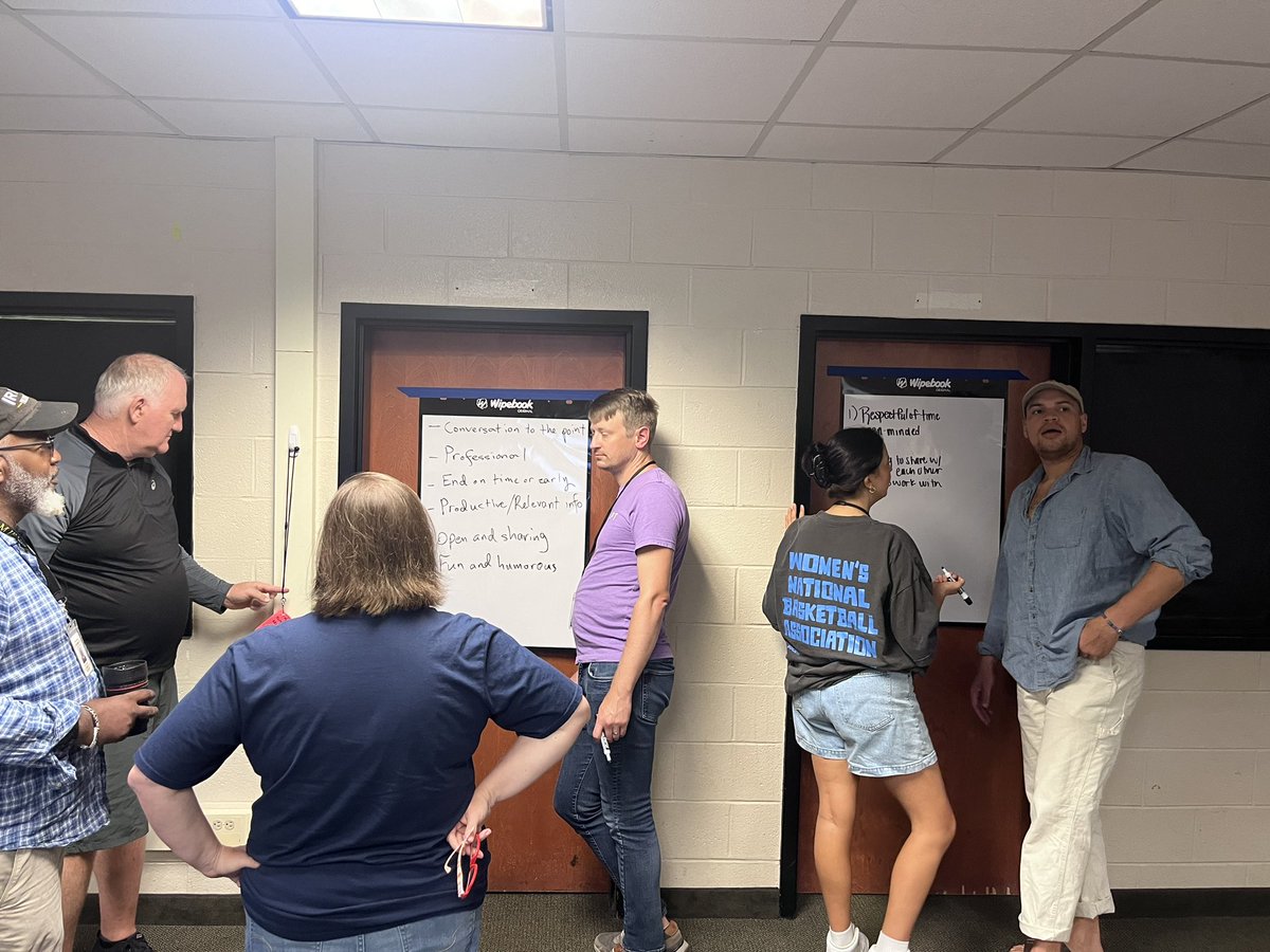 Big shoutout to <a href="/Wipebook/">Team Wipebook</a> for transforming our professional development sessions! Your innovative tools made learning interactive and fun. Our team's engagement has never been higher! 🚀📚 Thanks for the raffle too! The winner is so excited! #D5Coach #buildingthinkingclassrooms