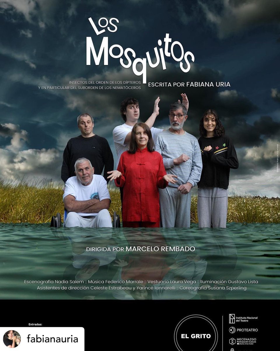 Una familia en un jardín,la pandemia  que los sobrevuela como los cientos de mosquitos dueños del jardín, una pareja que lucha contra montones de obstáculos y un abuelo perdido en su mente. Todos tropiezan, caen y se levantan . Estan decididos a festejar la vida, a pesar de todo