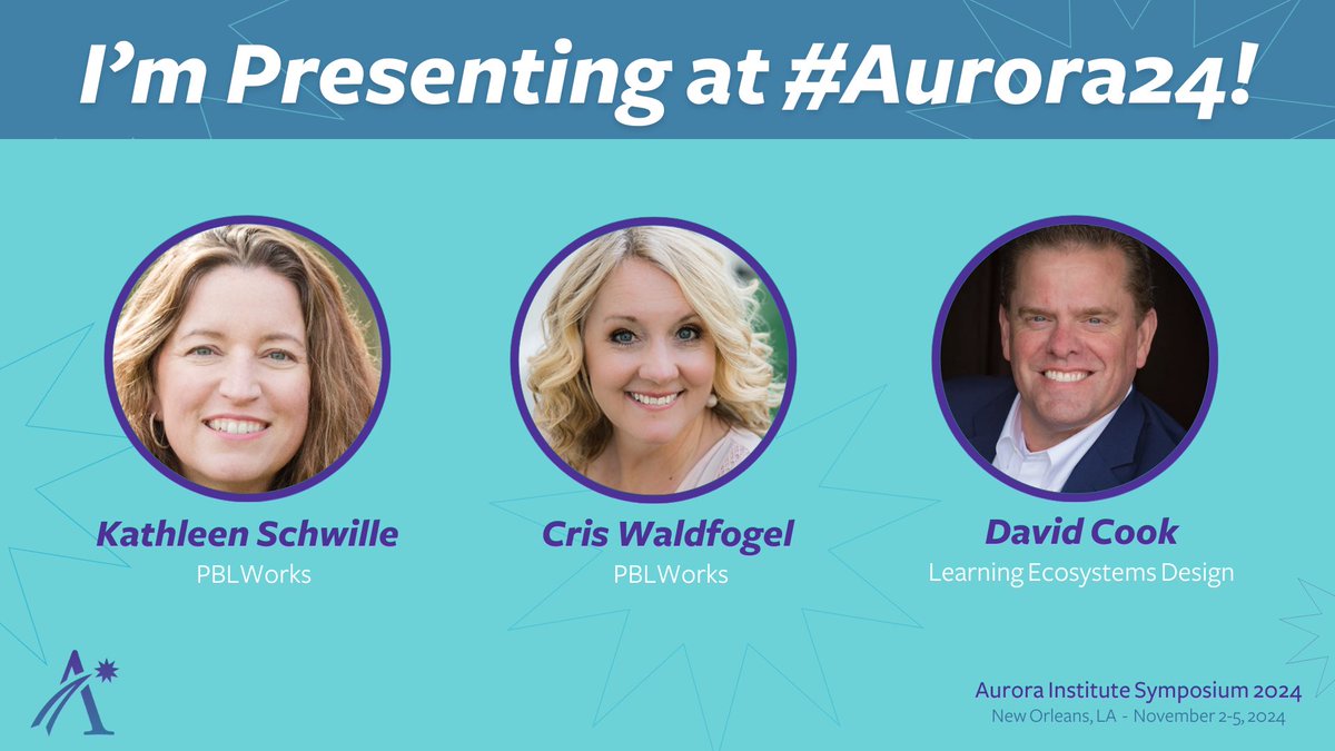I’m thrilled to announce I’m presenting at the Aurora Institute Symposium 2024 with <a href="/KathleenSc76526/">Kathleen Schwille</a> and <a href="/crispblleader/">Cris Waldfogel</a>! Join us as we dive into the latest trends in education transformation Don't miss out on this incredible opportunity. Register now: aurora-institute.org/symposium2024/