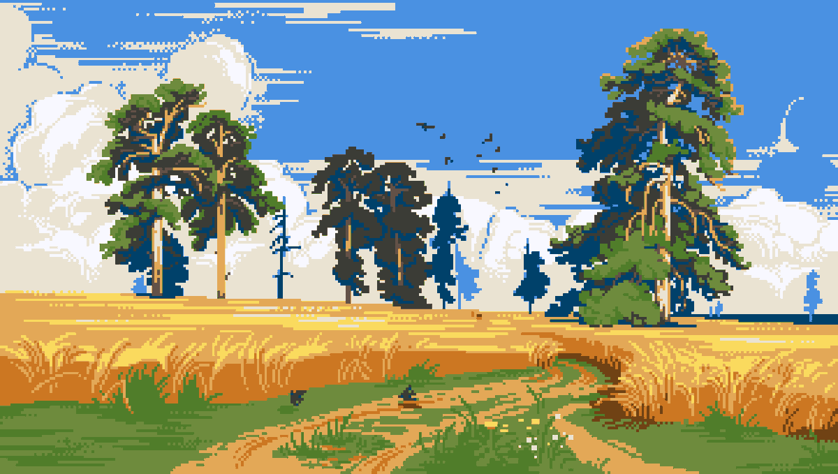 Shishkin study for last week's challenge on pixeljoint