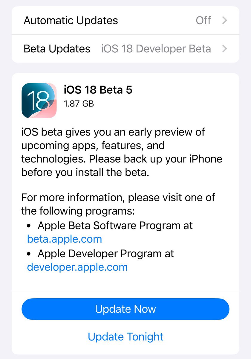 igeeksblog's tweet image. iOS 18 Beta 5 is Out 🔥

#iOS18Beta5 #iOS18
