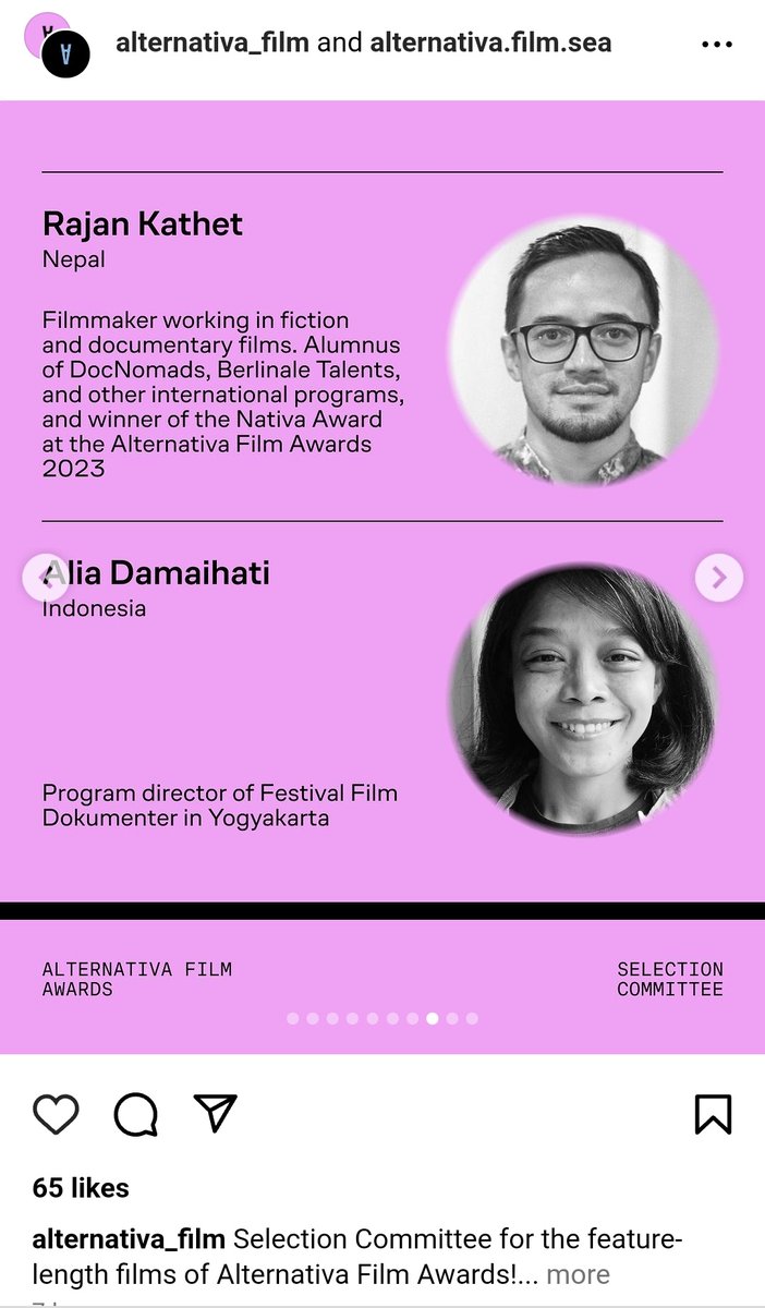 I am proud to serve as one of the selection committee members for the second edition of the Alternativa Awards, which will be held in Indonesia this year.

rb.gy/tmu8ow

#alternativa_awards2024
#alternativa_awards