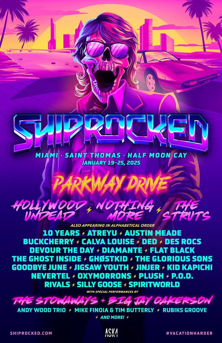 WeAreDed's tweet photo. DED NATION. WE WILL SEE YOU ON “THE BUTCHER’S DED TOUR” w/ OUR FRIENDS @ButcherBabies @DropoutKingsAZ and @foxlakeco 
AND WE WILL SEE YOU ON @ShipRocked TICKETS AND VIP AT https://t.co/PpmZDZchIB. NEW MUSIC COMING SOON. 

#StayDed https://t.co/Vx2dWH6dGM